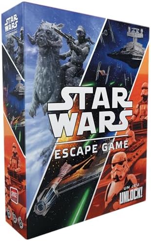 Unlock! Star Wars Card Game, Escape Room, Solve Three Adventures, 1-6 Players, 60 Min Playtime, Asmodee