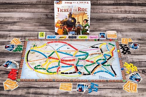 Ticket to Ride Refresh : Strategy Family Board Game, 2-5 Players, Ages 8+