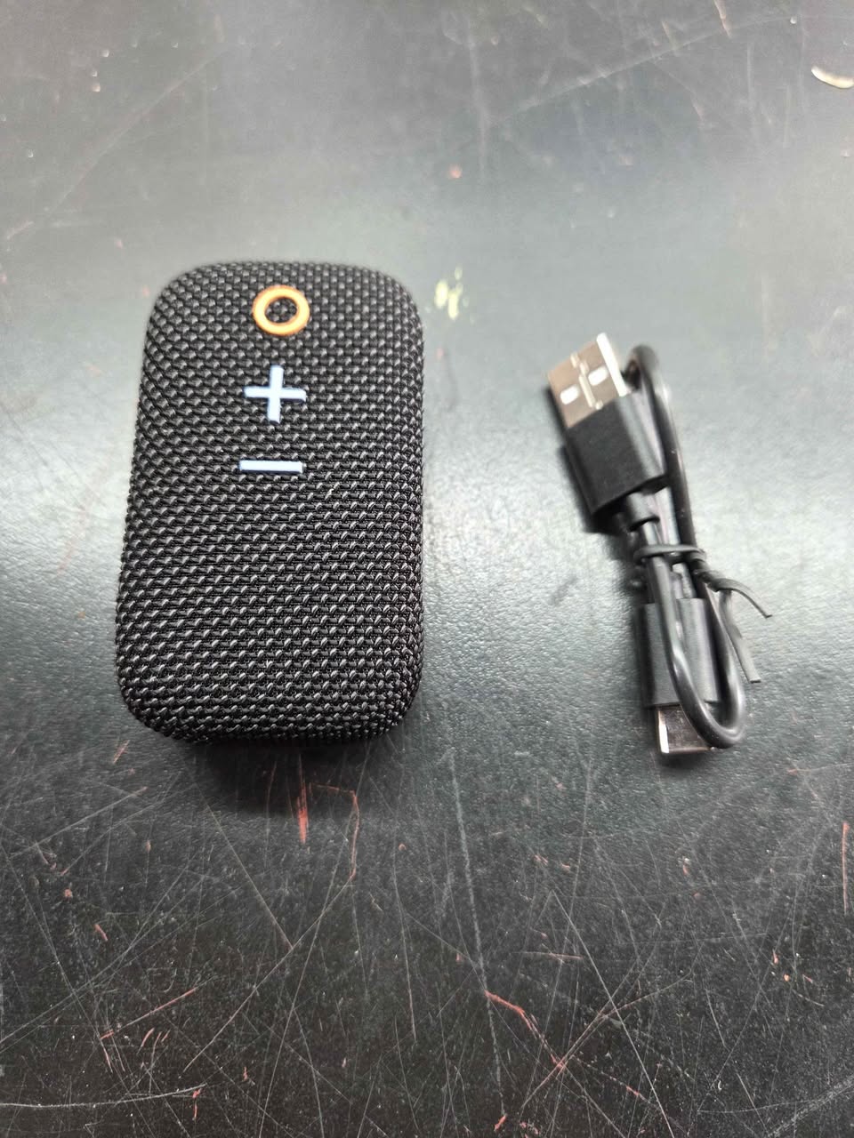 goSPKR Wearable Bluetooth Speaker w/ Mic & Magnet Clip, IPX5, Stereo Pairing, Black, MEE audio