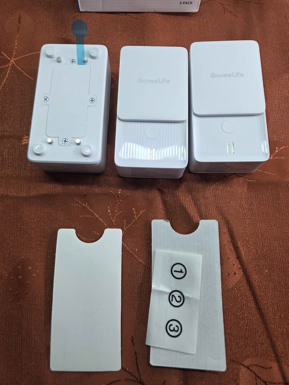 Water Leak Detectors 3 Pack, 100dB Audio Alarm, Leak and Drip Alerts, For Home, Basement, GoveeLife