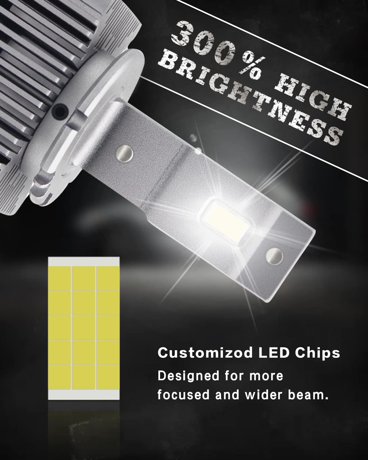 New MICOTA D3S/D3R LED Headlight Bulbs, 6500K, 110W, 20000LM, High/Low Beam, Quick Install, 2-Pack