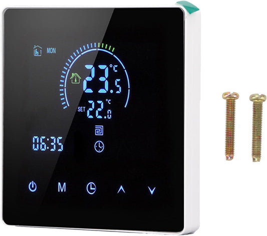 Wifi Thermostat, Digital Touchscreen Display AC 90V to 240V, White K2H