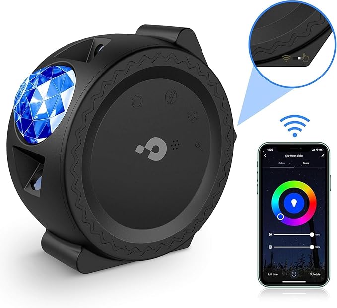 Galaxy Projector, Ocean Wave, Moon, Star Sky Light, Timer, App and Voice Control, Star Projector