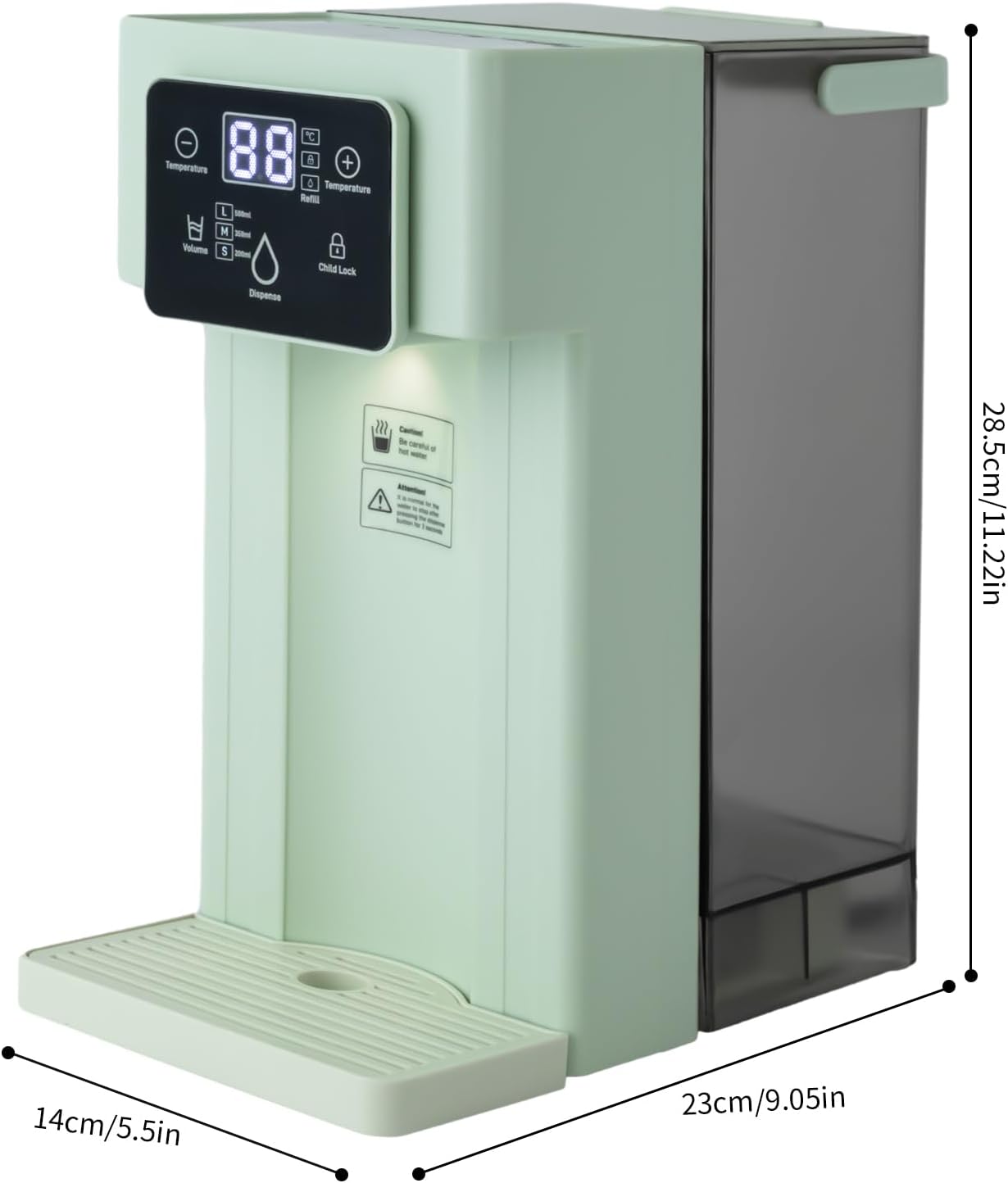 New 3L Hot Water Dispenser, Manual Dispense, Safety Lock, Adjustable Temp, ALW-HT18