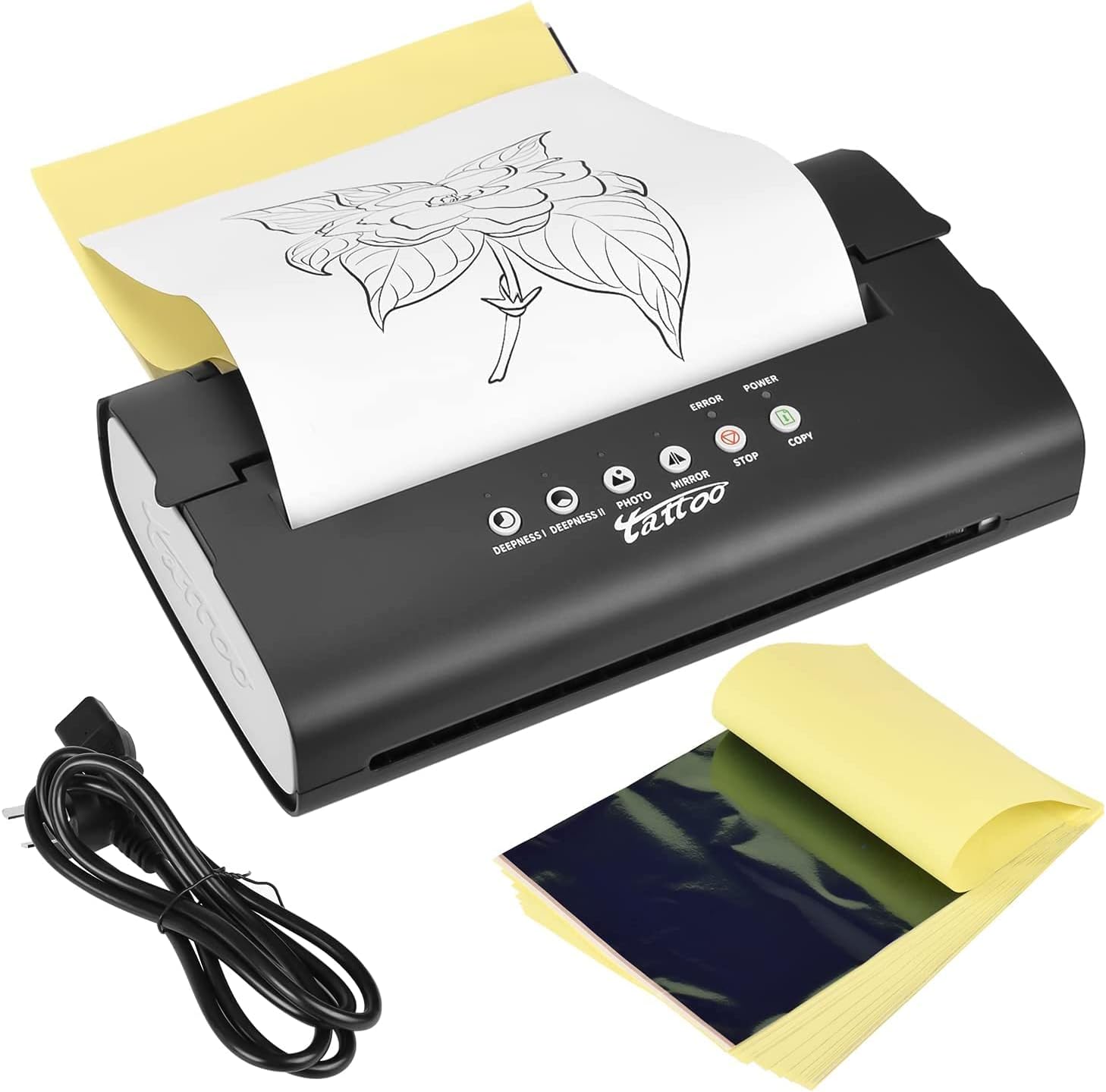 Tattoo Printer, Tat Artist, Ink, Thermal Printer, Tattoo Stencil, Thermal Stencil