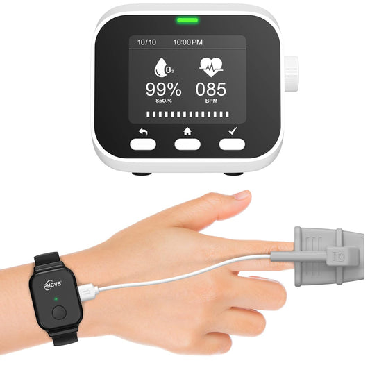 PHCVS Sport O2 Monitor for Adults, Wearable, Continuous O2 & Heart Rate Tracking, Sports Use Only