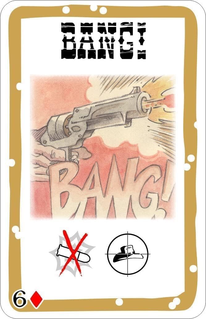 Bang : 4th Edition, Card Game, 4-7 Players, Ages 8+