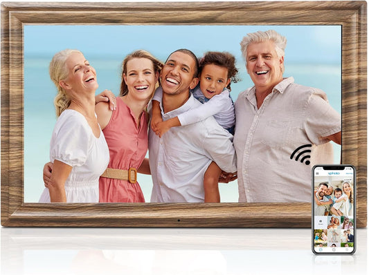 16 Inch Digital Photo Frame, Share via App, 32GB Storage, Motion Sensor, Wall Mountable