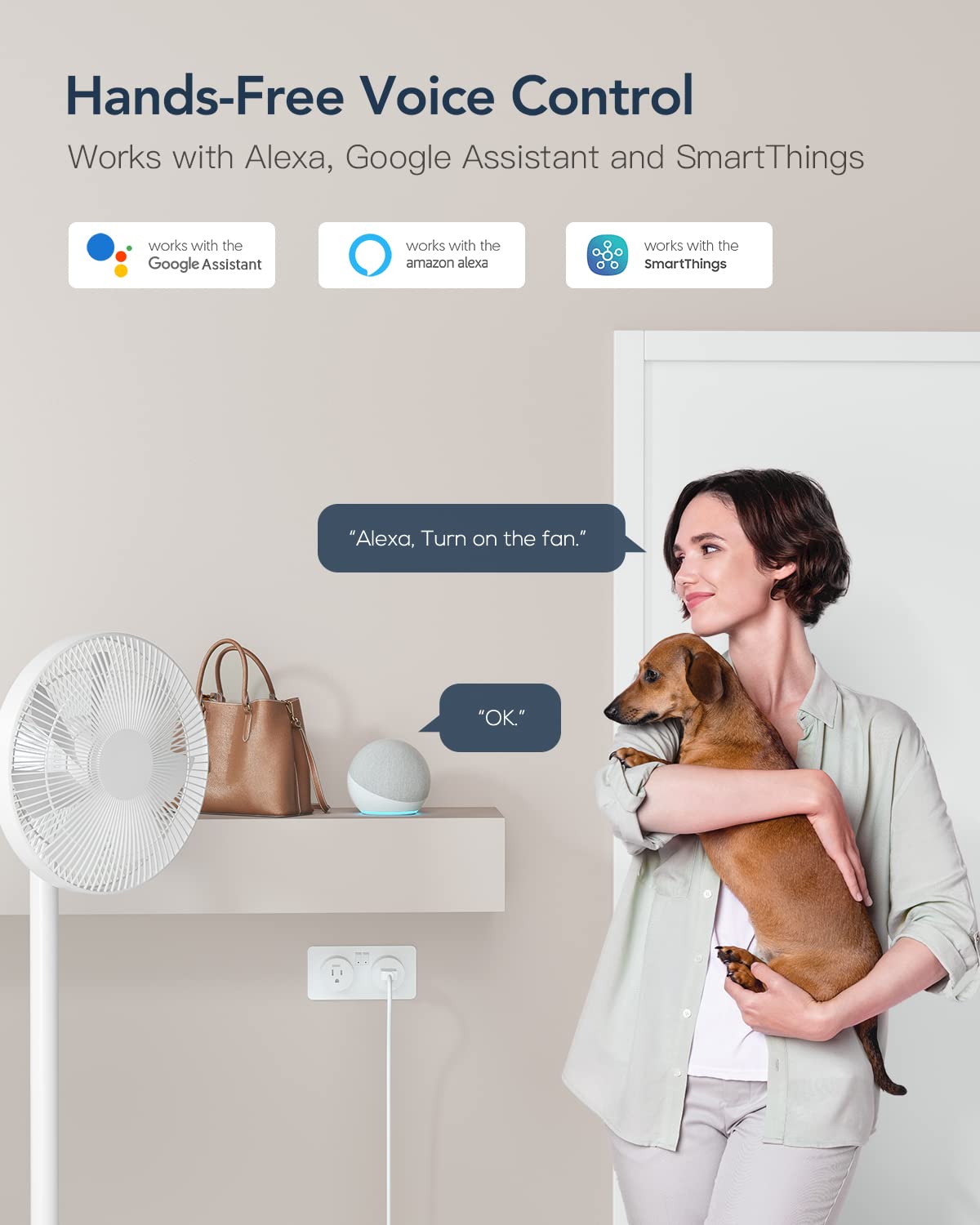 GNCC Mini Smart Plug, Works w/ Alexa & Google, Timer, Schedule, Remote, No Hub Required