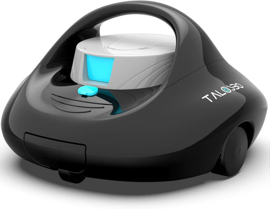Robotic Pool Cleaner, Cordless, 130Min Runtime, 861 sq.ft, Auto-Parking, 2.5h Fast Charging