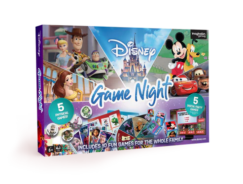 Disney Family Game Night: 10-in-1 Kids & Family Board Game Collection