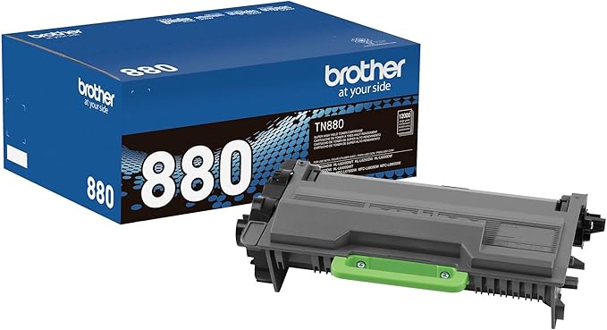 New TN880 Toner Cartridge, Super High Yield, Black, 12,000 Pages, Brother