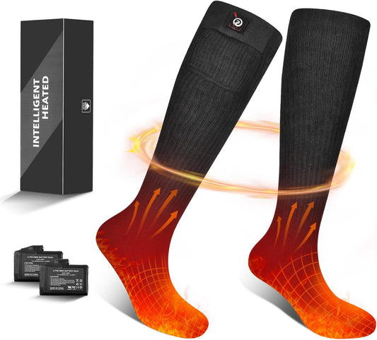 New Sunwill Heated Socks, 7.4V 2200mah Rechargeable Battery, Winter, for Hunting, Skiing, Camping