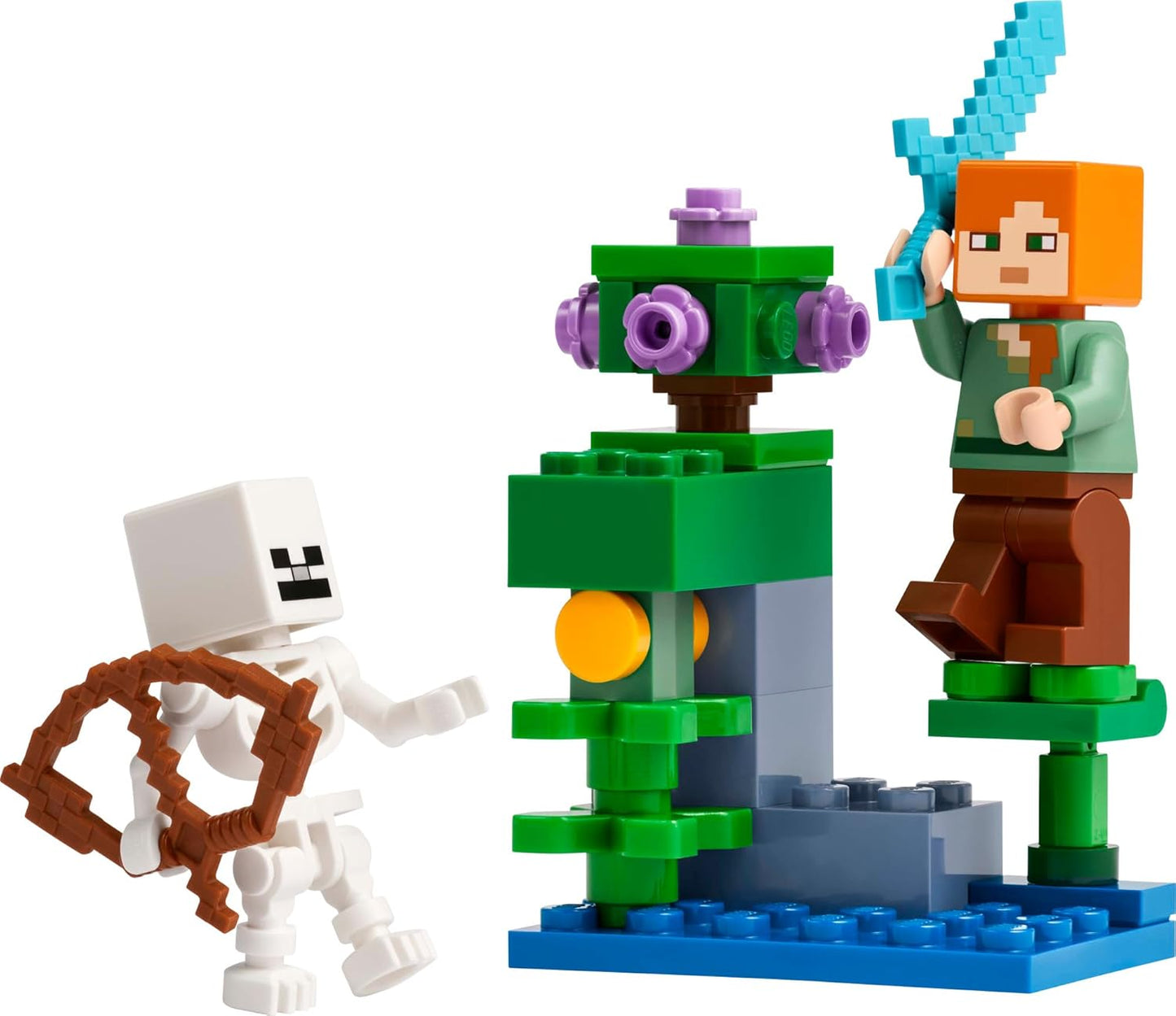 LEGO Minecraft The Lush Cave Fight 30705, 40 Pieces, Polybag