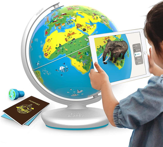 PlayShifu Orboot Earth Globe, AR Interactive, 400 Wonders, 1000+ Facts, STEM Toy for Ages 4-10