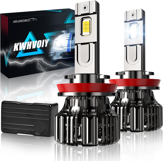 New HB4 / 9006 LED Car Headlights, 24000LM, 6500K, Low Beam, 360 Degree, IP68 Waterproof kwhvoiy