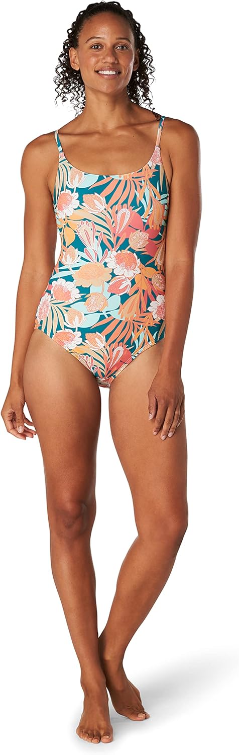 One Piece Swimsuit, Womens, Eco Flex, Double Cross Back, Moderate Cut, Speedo