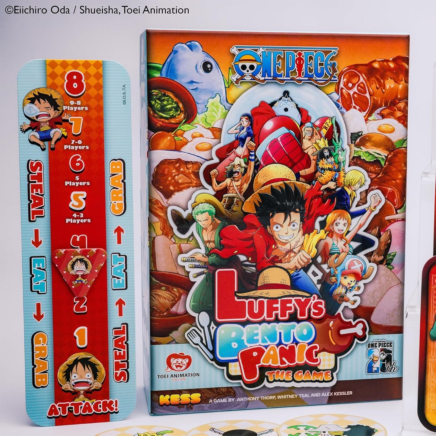 One Piece Luffy's Bento Panic : Party Card Game, 3-9 Players, Ages 8+