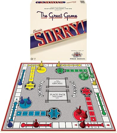 Sorry Classic : Original Artwork, 1-4 Players, Ages 6+