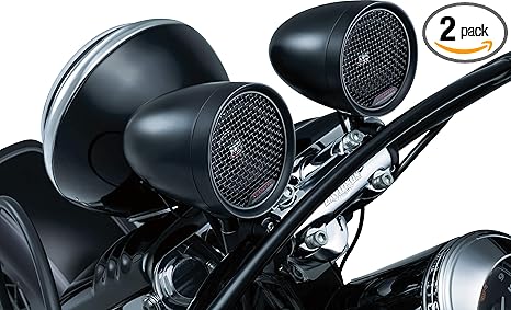 New Kuryakyn Road Thunder Speaker Pods Bluetooth Audio Controller by MTX Black 2713
