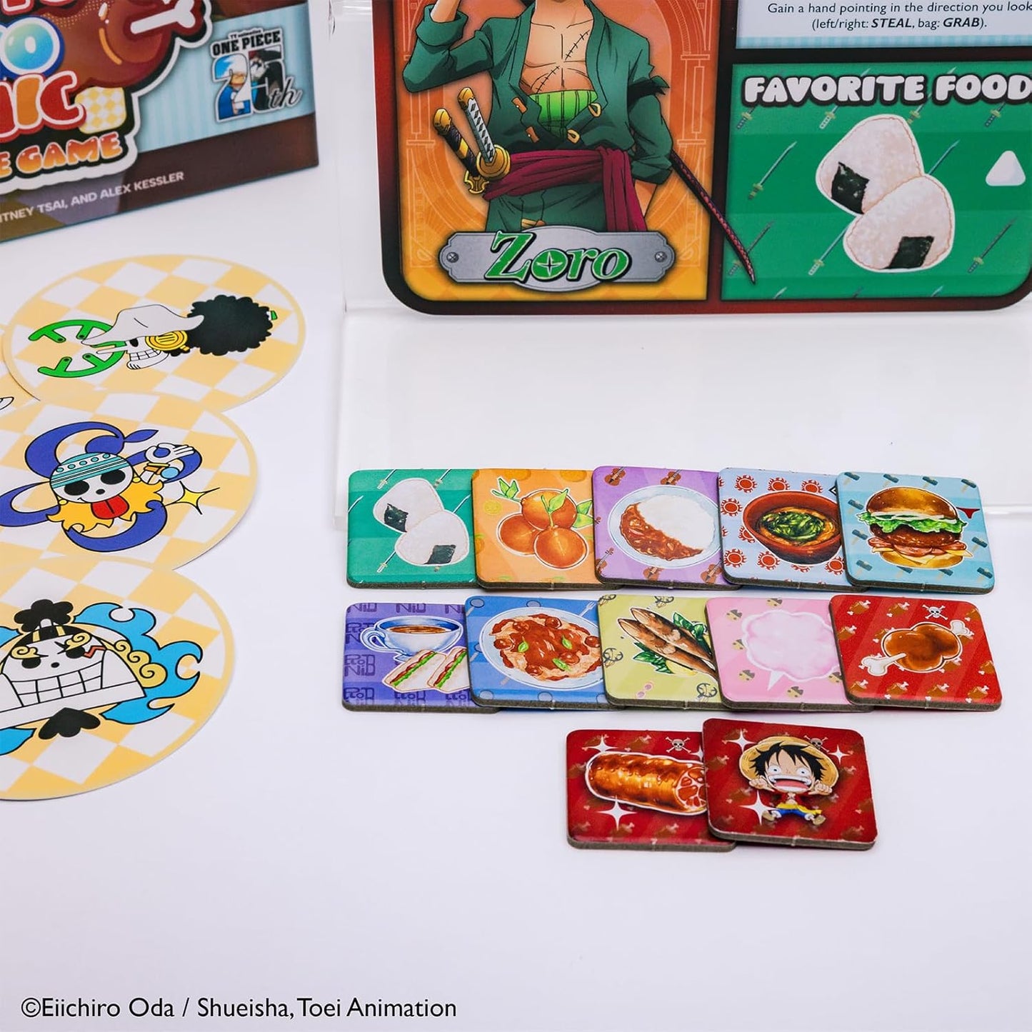 One Piece Luffy's Bento Panic : Party Card Game, 3-9 Players, Ages 8+