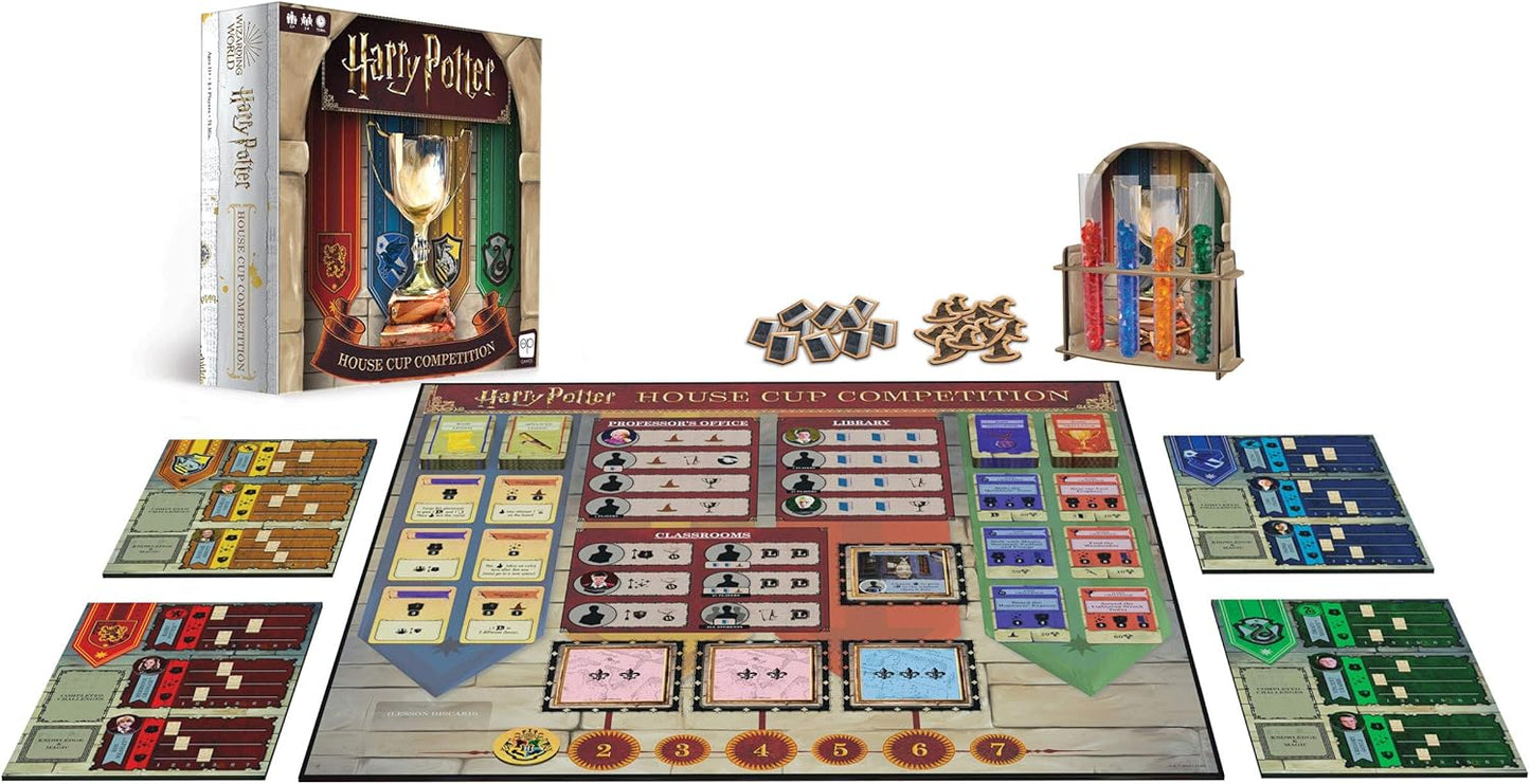 Harry Potter: House Cup Competition, Factory Sealed Board Game, 2-4 Players, Ages 11+