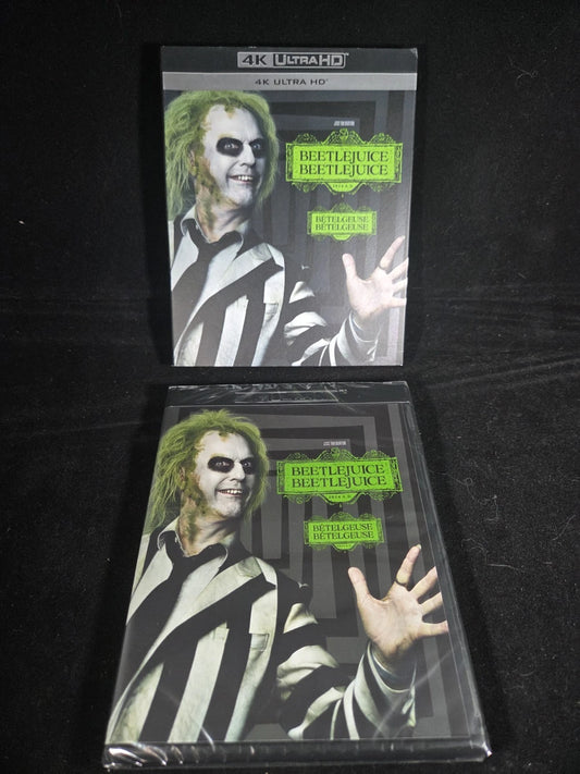 Beetlejuice Beetlejuice | 4K Ultra HD | Slipcover, Bilingual | New Factory Sealed
