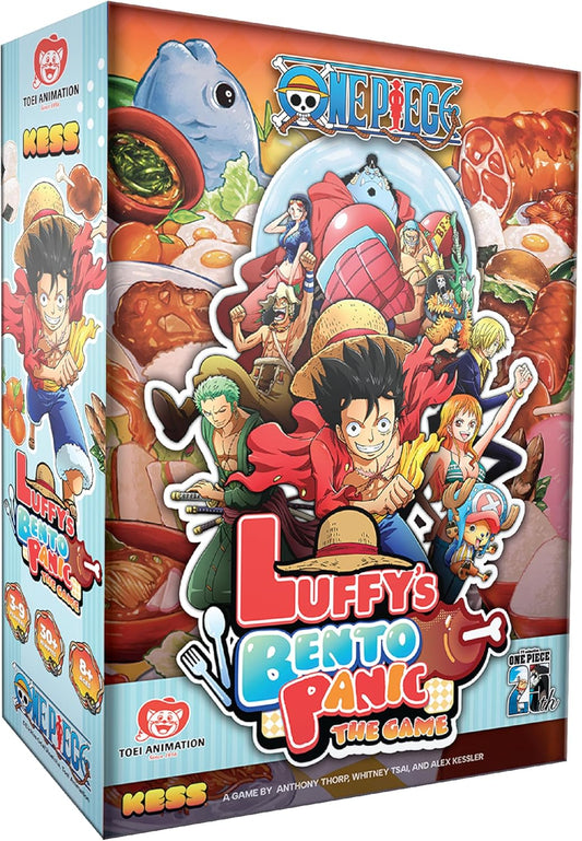 One Piece Luffy's Bento Panic : Party Card Game, 3-9 Players, Ages 8+