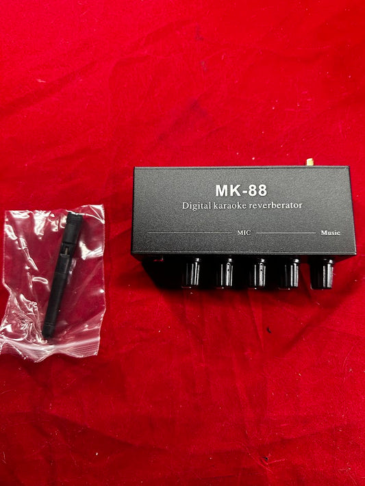 New Karaoke Microphone Reverb Effect, Preamplifier Audio Amp, Bluetooth Stereo Board MK-88 6.5mm