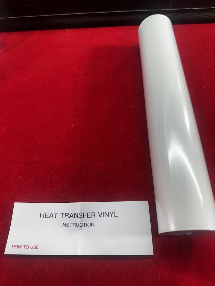 New Heat Transfer Vinyl, White, 12" x 10FT, for Fabric, DIY, Cricut, Sileelis