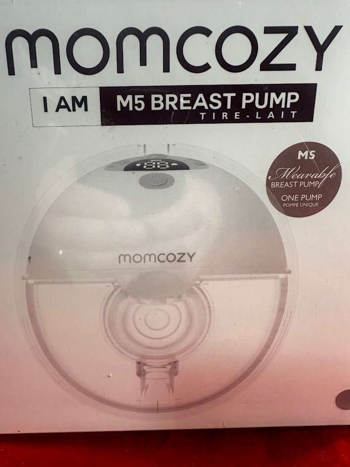 Momcozy M5 Hands Free Breast Pump, Wearable Breast Pump with 3 Modes & 9 Levels