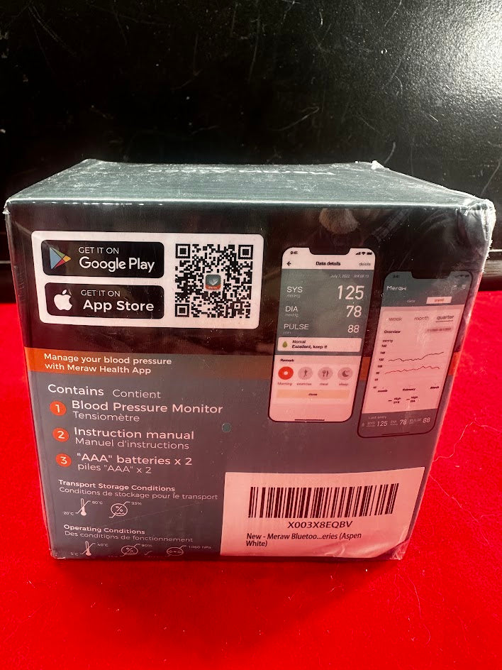 New Wrist Blood Pressure Monitor,Home Use 5.3-8.5" APP Automatic Bluetooth, Meraw Aspen