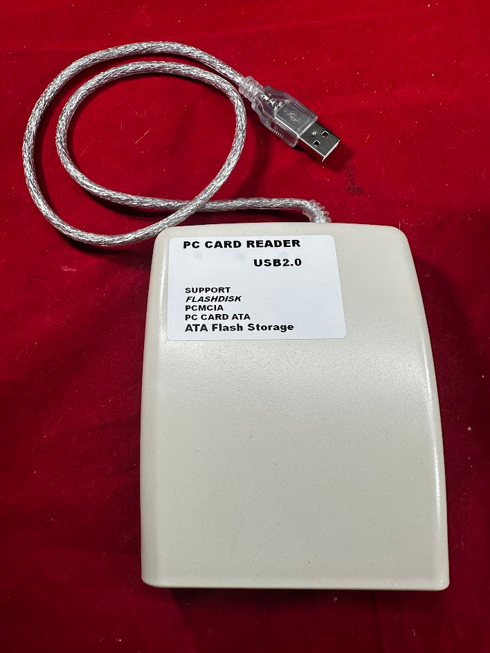 New USB 2.0 PCMCIA Card Reader Adapter, for PC Card/ATA Memory Card