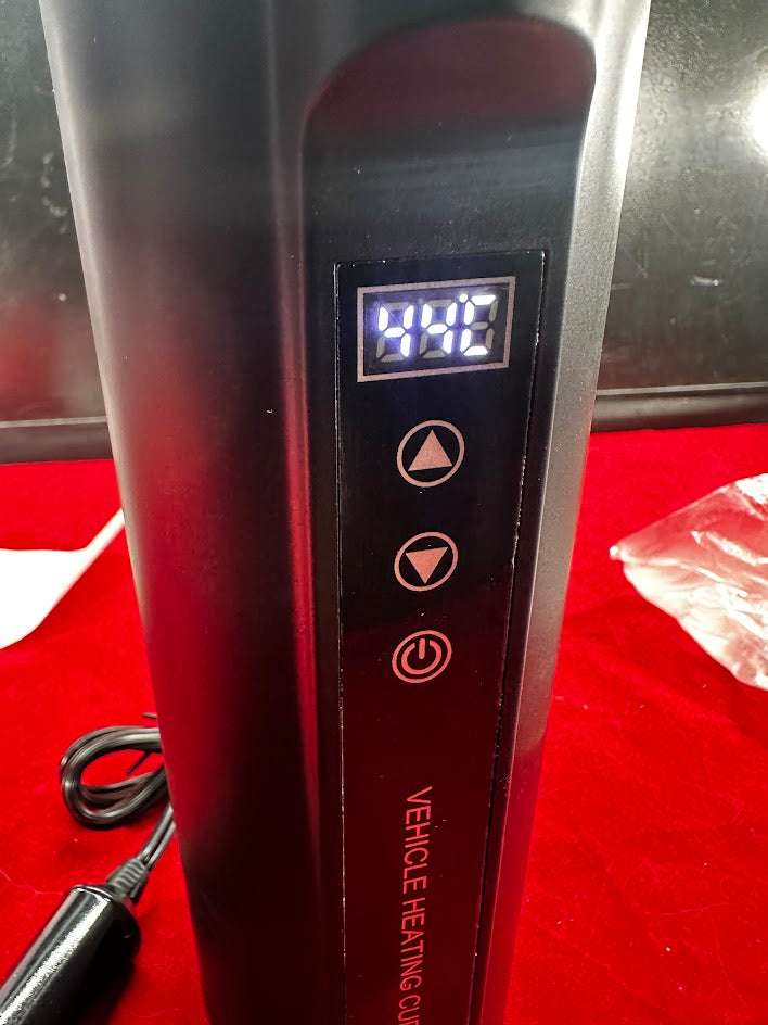 New Heated Travel Mug, Electric, Portable, Temperature Control, Leak Proof, Low Noise