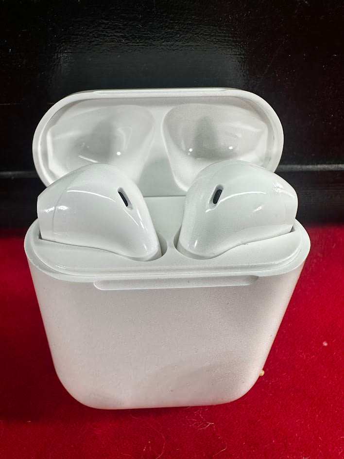TWS True Wireless Stereo i12 Earbuds, White, Auto Pairing, Auto Power On, Touch Control