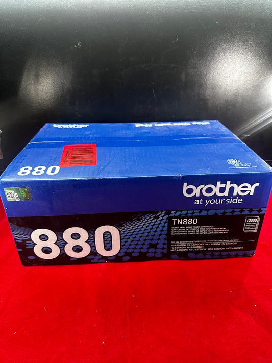 New TN880 Toner Cartridge, Super High Yield, Black, 12,000 Pages, Brother