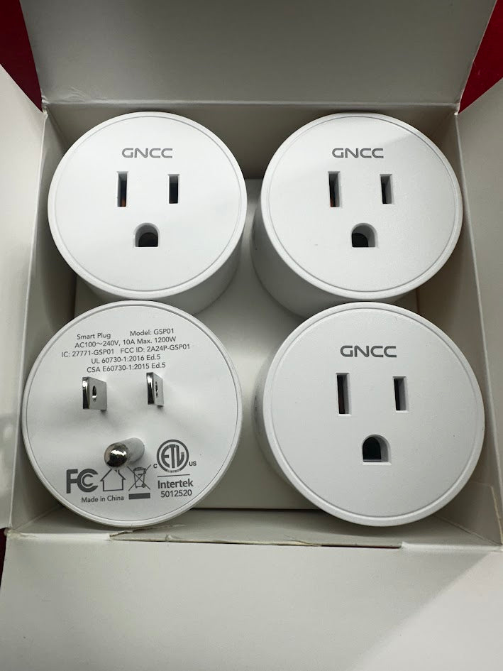 GNCC Mini Smart Plug, Works w/ Alexa & Google, Timer, Schedule, Remote, No Hub Required