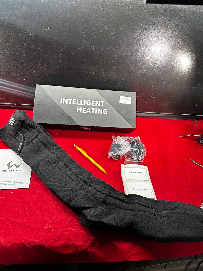 New Sunwill Heated Socks, 7.4V 2200mah Rechargeable Battery, Winter, for Hunting, Skiing, Camping