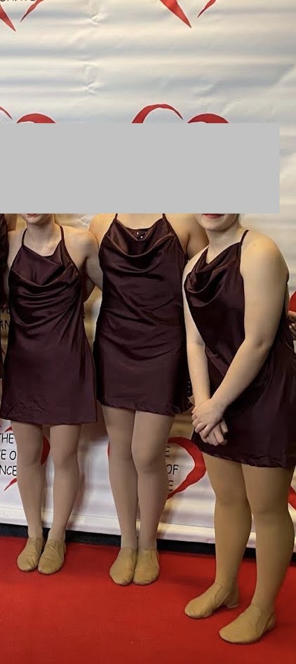Dance Costume - Brown Lyrical, Contemporary, Jazz Dress - Adult Medium