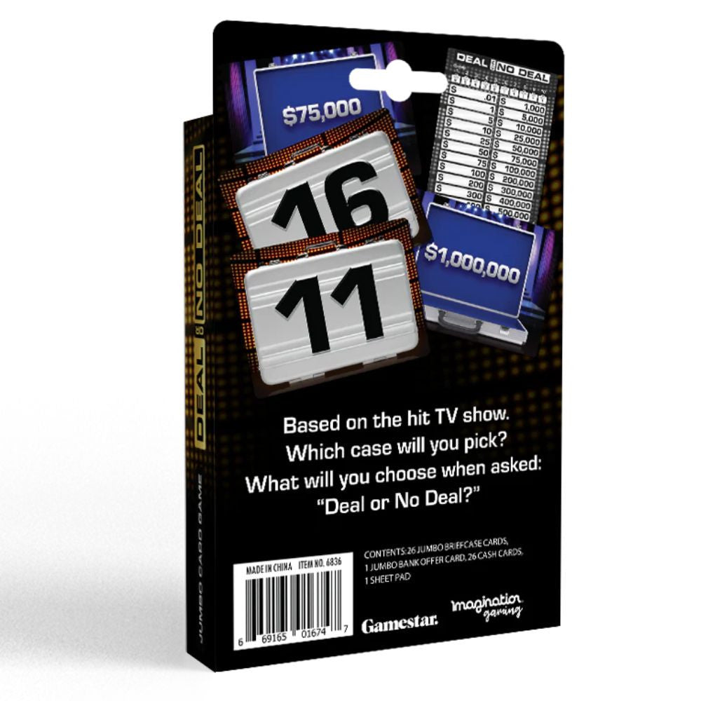 Deal or No Deal : Jumbo Card Game by Imagination Gaming