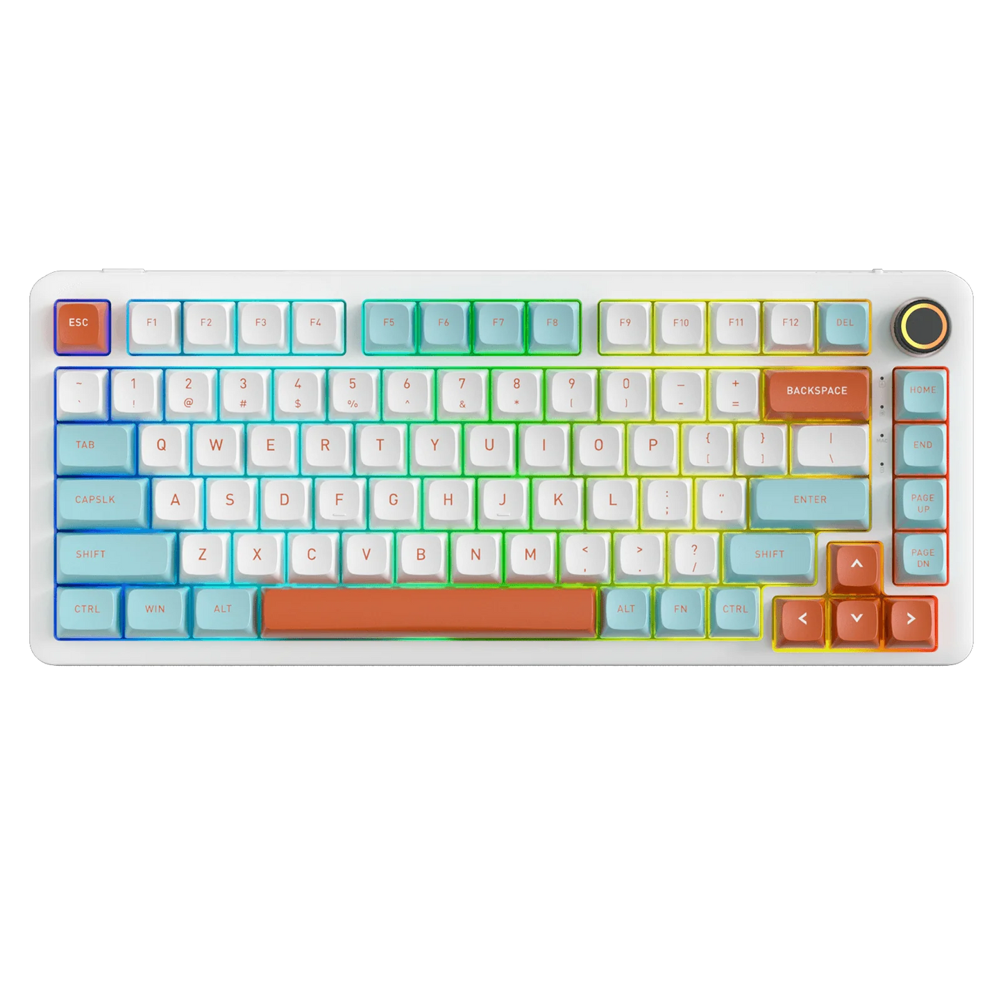 New Wireless Keyboard, NB832 Wireless 75% Gasket Mechanical Keyboard, LTC, Blue Switch