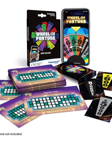 Wheel of Fortune Jumbo Card Game : Imagination Gaming