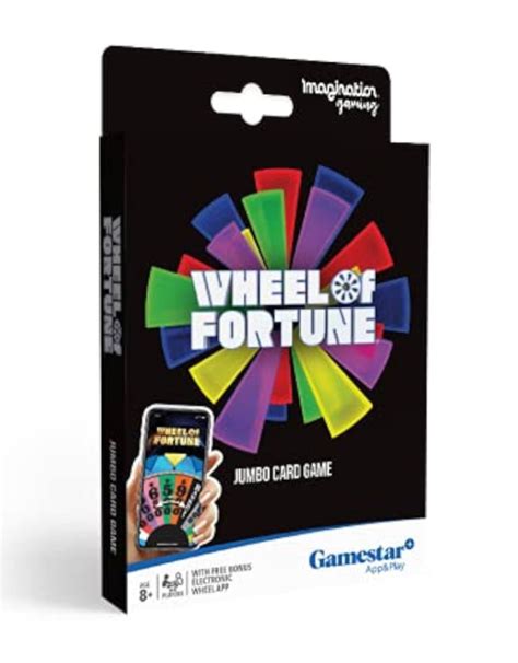 Wheel of Fortune Jumbo Card Game : Imagination Gaming