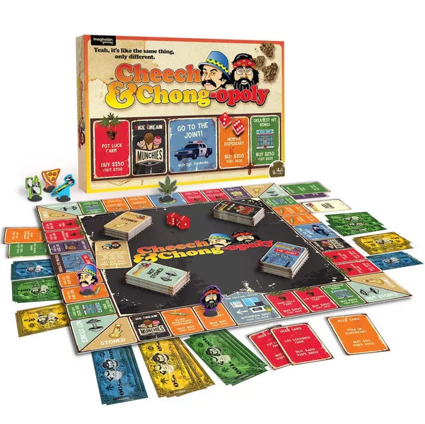 Cheech & Chong-Opoly : It's Like Monopoly, But Different, Man! 2-6 Players, Adult Board Game
