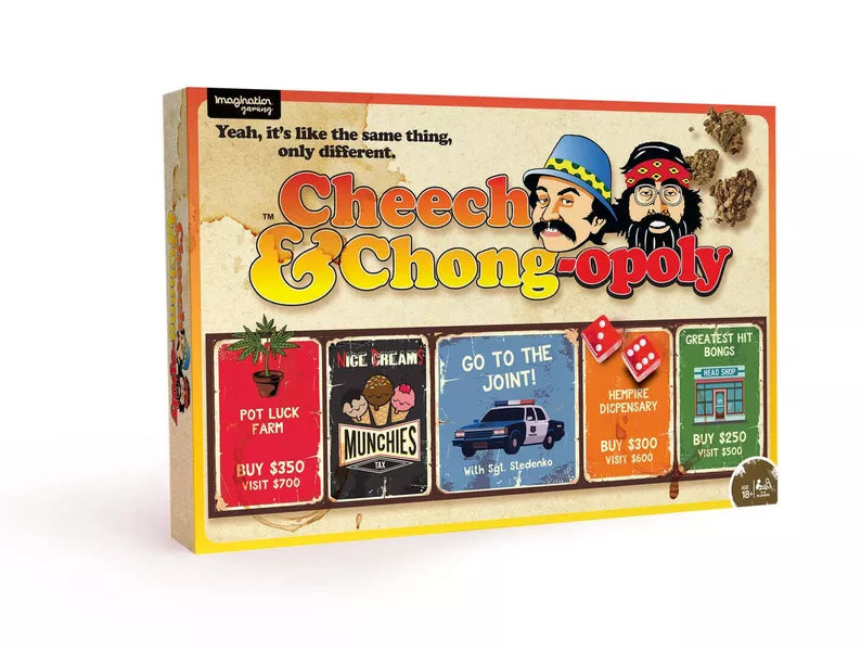 Cheech & Chong-Opoly : It's Like Monopoly, But Different, Man! 2-6 Players, Adult Board Game