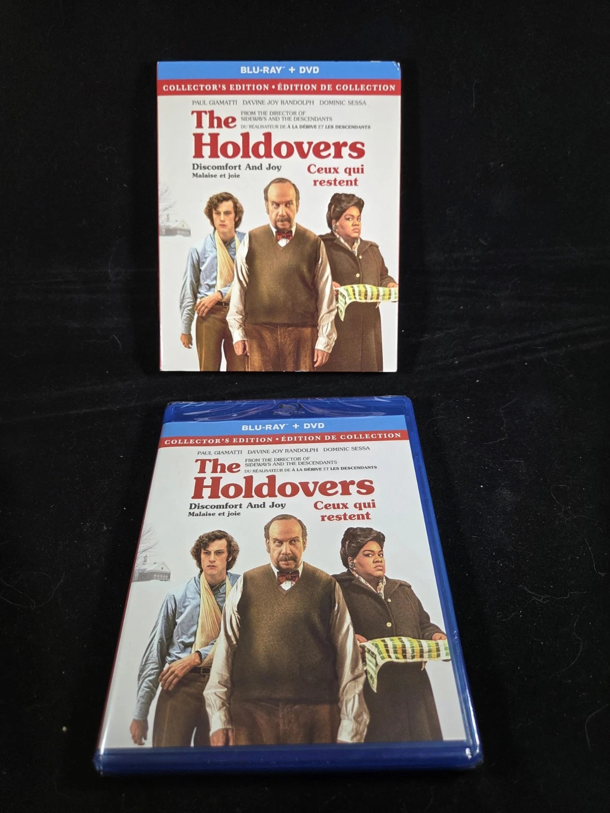 The Holdovers | Blu-Ray + DVD | Collector's Edition, Slipcover, Bilingual | New Factory Sealed