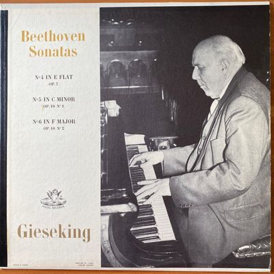 Sonatas No. 4 In E Flat Op. 7 / No. 5 In C Minor Op. 10 No. 1 / No. 6 In F Major Op. 10 No. 2 : Ludwig van Beethoven