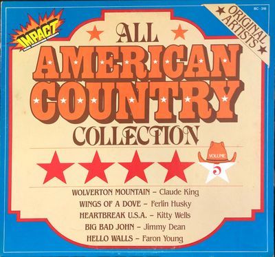 All American Country Collection Volume 5 : Various