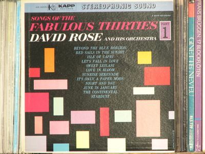 Songs Of The Fabulous Thirties - Part 1 : David Rose