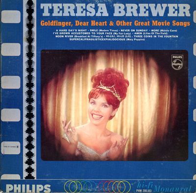 Goldfinger, Dear Heart & Other Great Movie Songs : Teresa Brewer